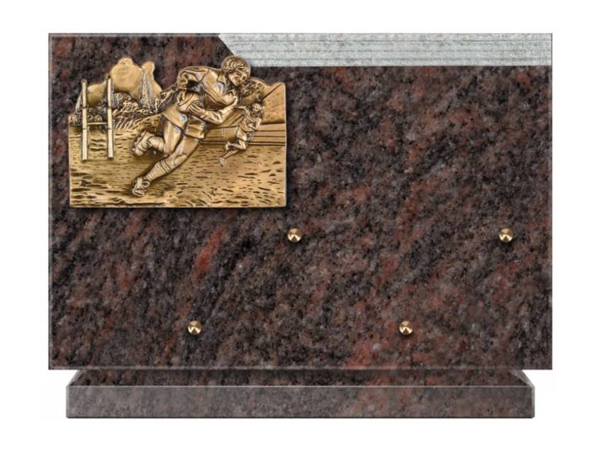 Plaque Granit Rectangle romantique