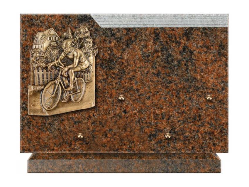 Romantic Rectangle Granite Plaque.