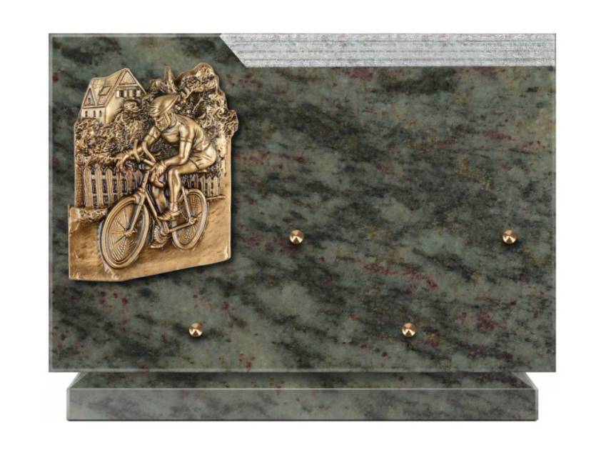 Plaque Granit Rectangle romantique