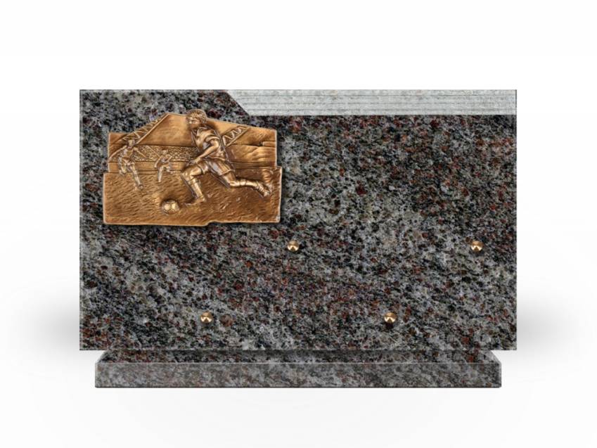 Romantic Rectangle Granite Plaque.