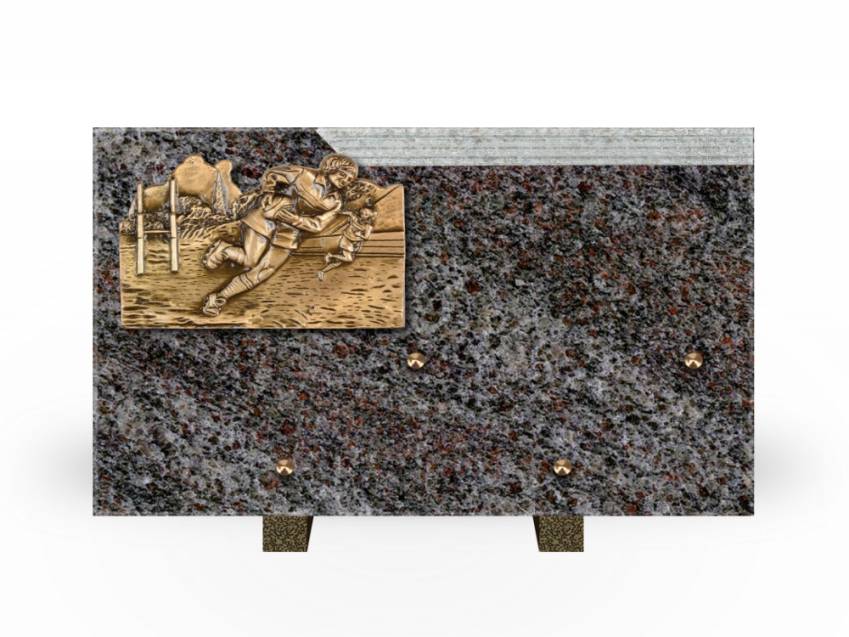 Romantic Rectangle Granite Plaque.