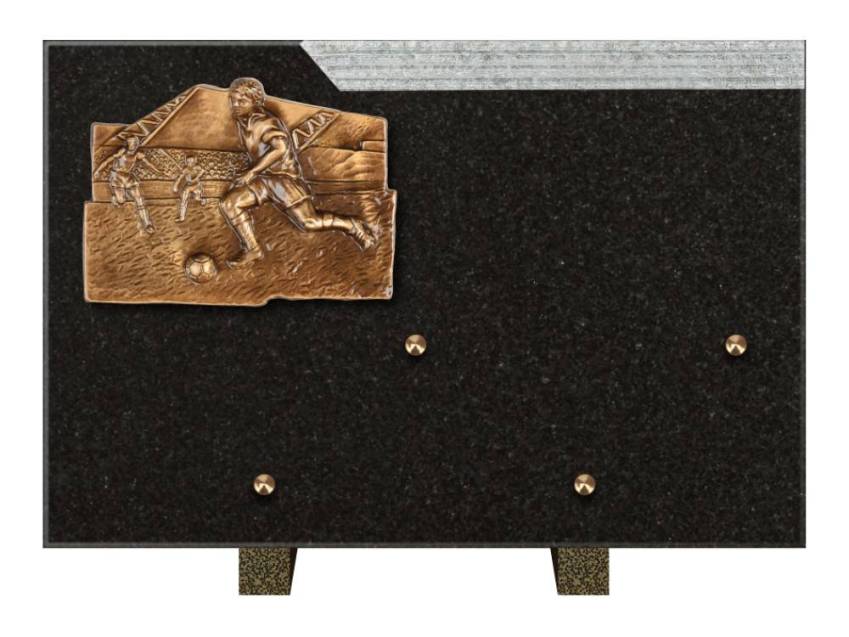 Romantic Rectangle Granite Plaque.