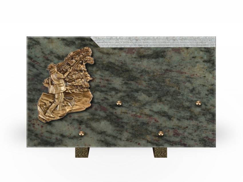 Romantic Rectangle Granite Plaque.