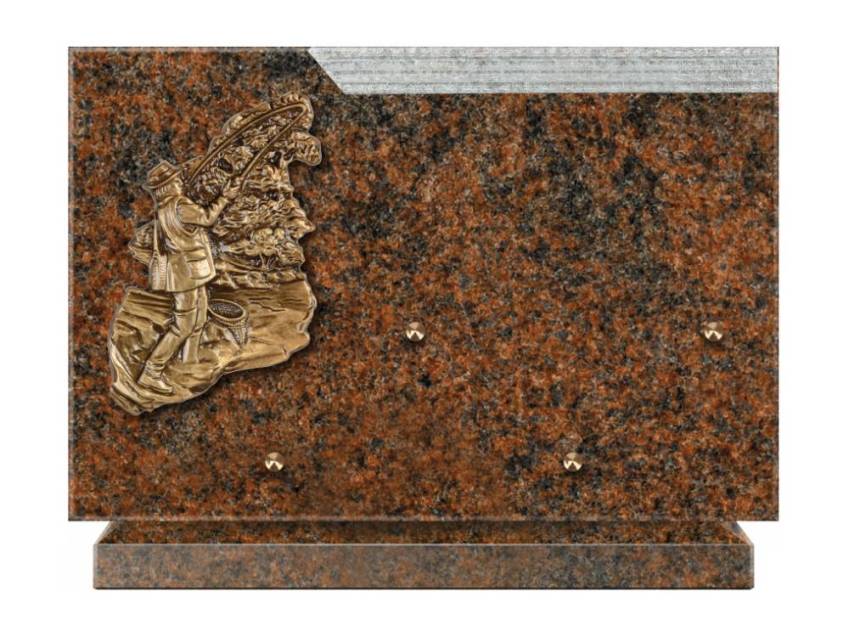 Romantic Rectangle Granite Plaque.