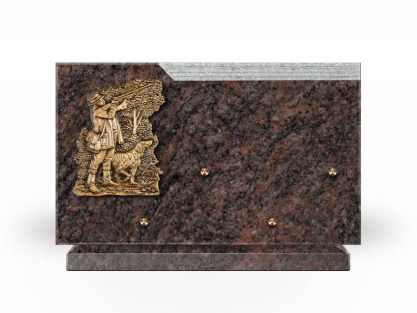 Romantic Rectangle Granite Plaque.