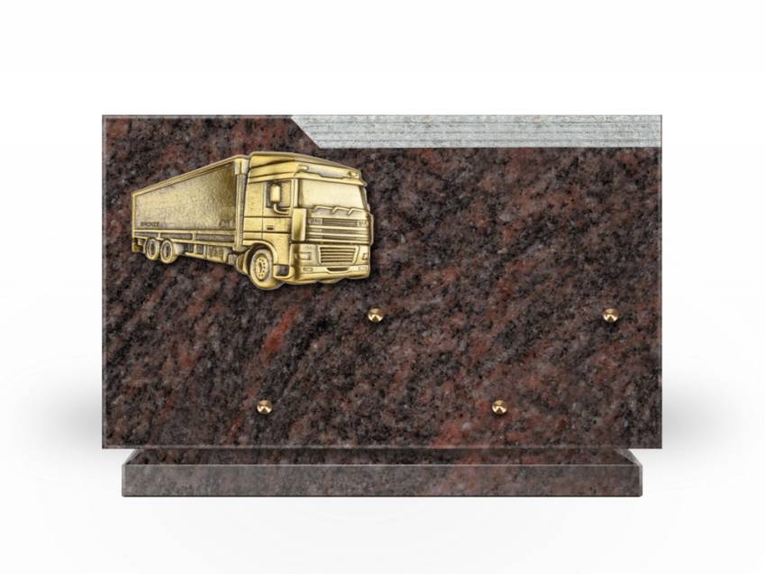 Romantic Rectangle Granite Plaque.