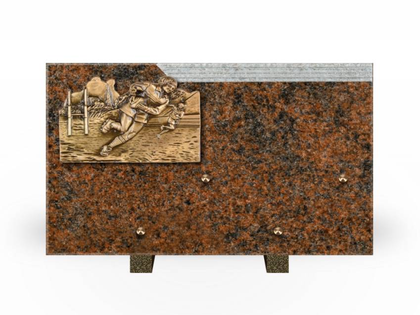 Romantic Rectangle Granite Plaque.