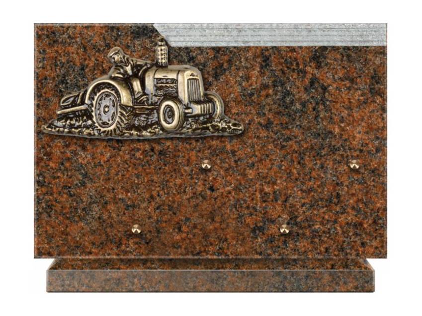 Plaque Granit Rectangle romantique