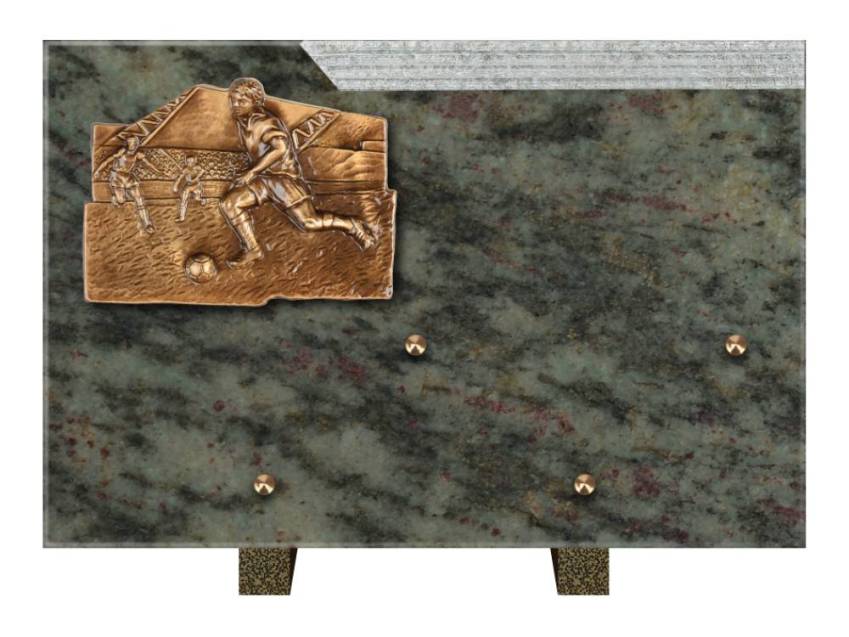 Romantic Rectangle Granite Plaque.