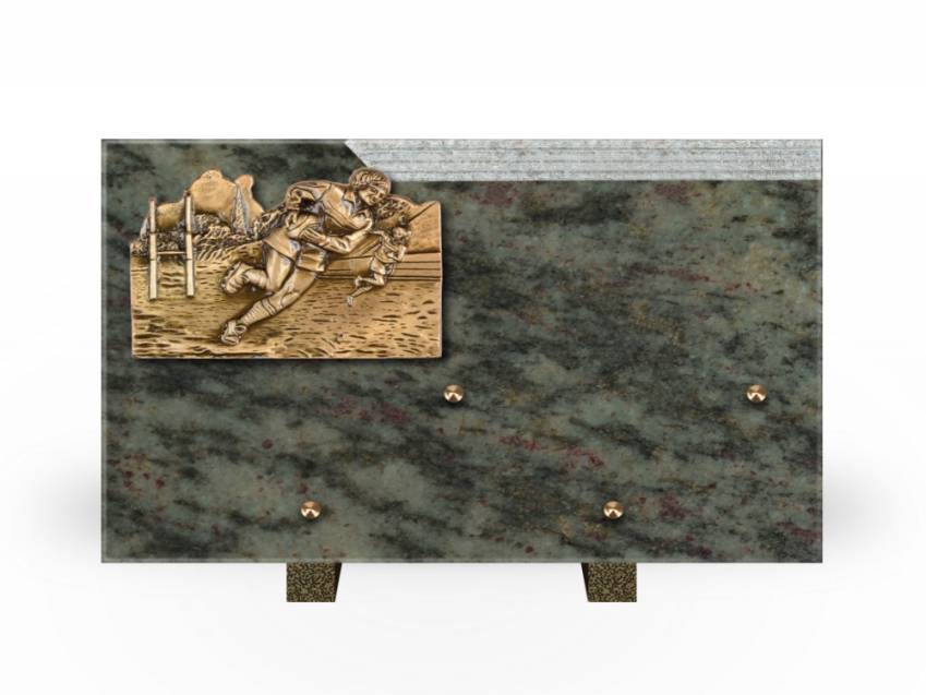 Romantic Rectangle Granite Plaque.