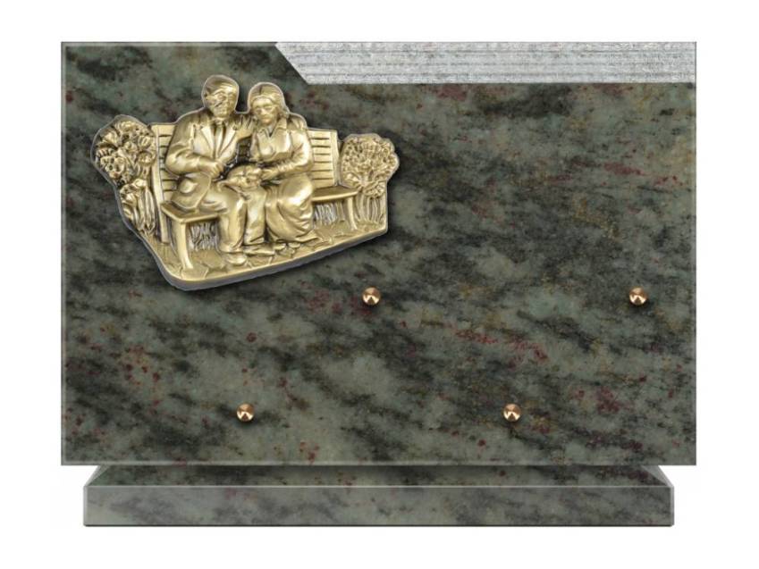 Romantic Rectangle Granite Plaque.