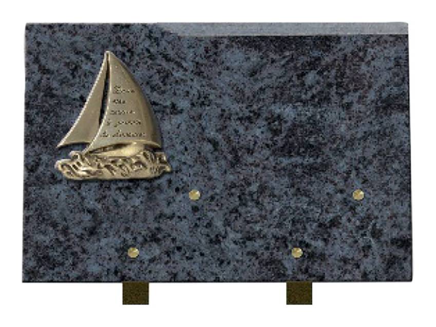 Plaque Granit Rectangle romantique