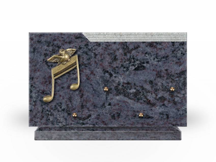 Romantic Rectangle Granite Plaque.