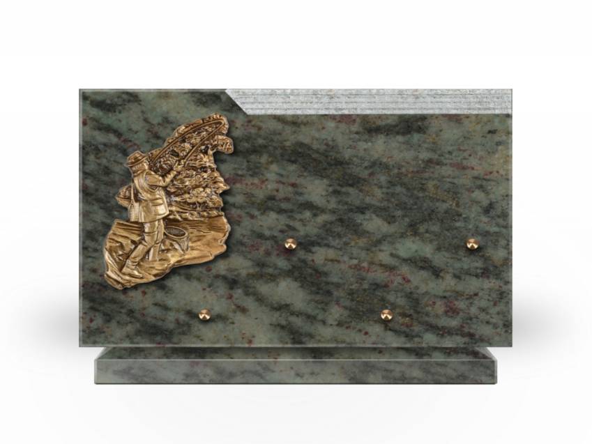 Plaque Granit Rectangle romantique