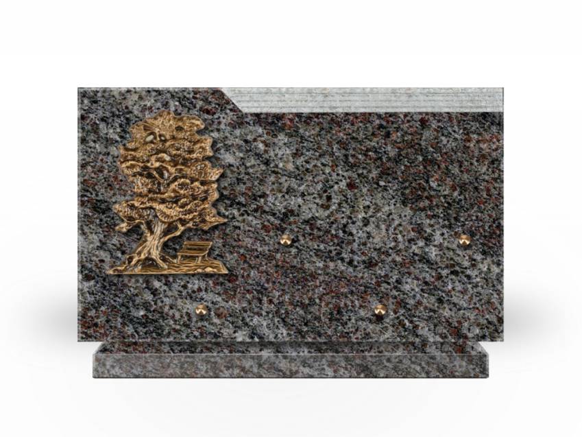 Romantic Rectangle Granite Plaque.