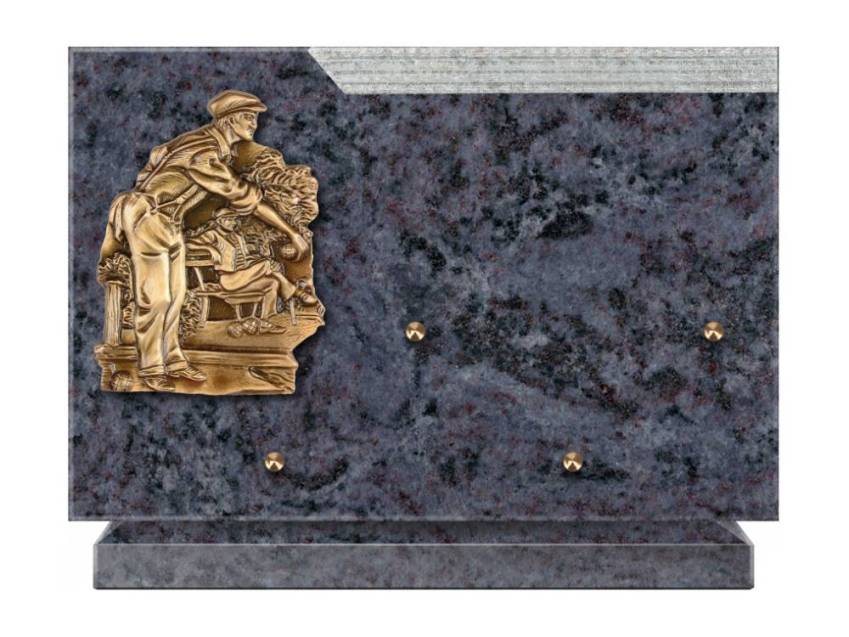 Plaque Granit Rectangle romantique