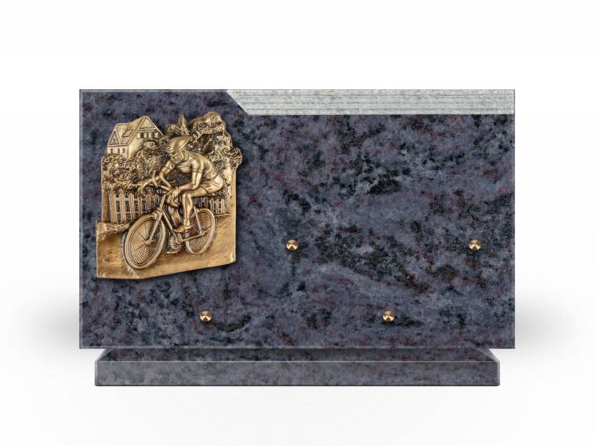 Romantic Rectangle Granite Plaque.