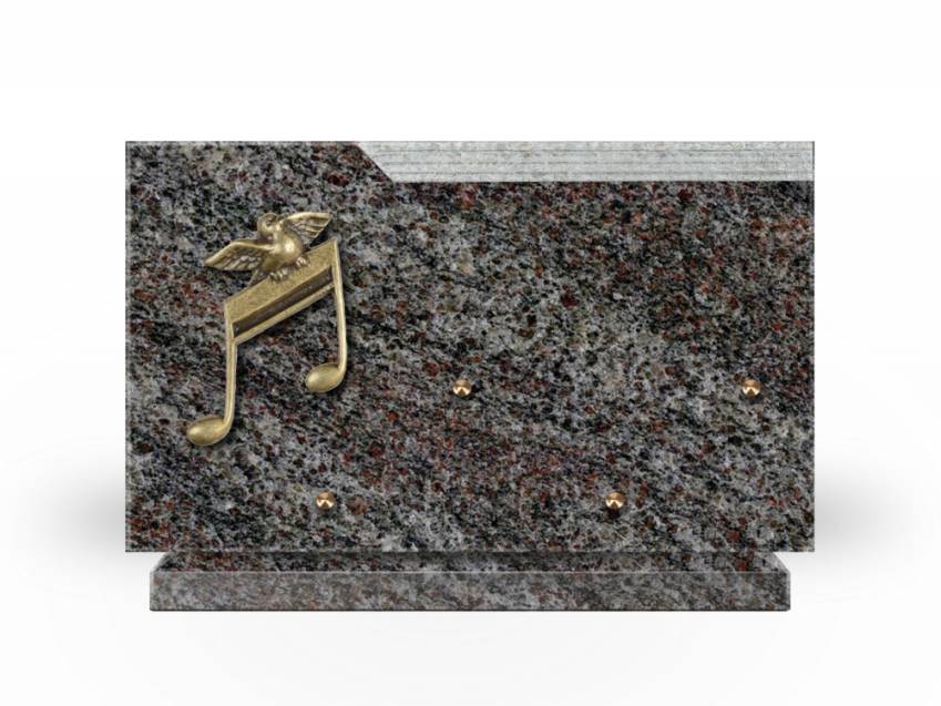 Romantic Rectangle Granite Plaque.