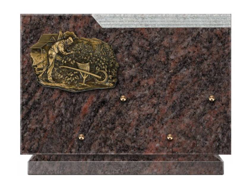 Romantic Rectangle Granite Plaque.