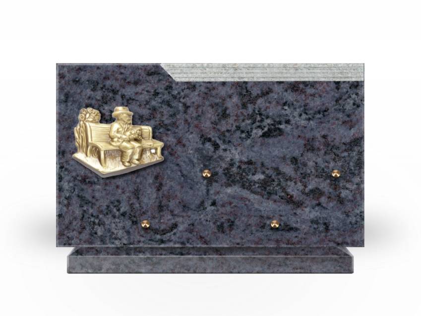 Romantic Rectangle Granite Plaque.