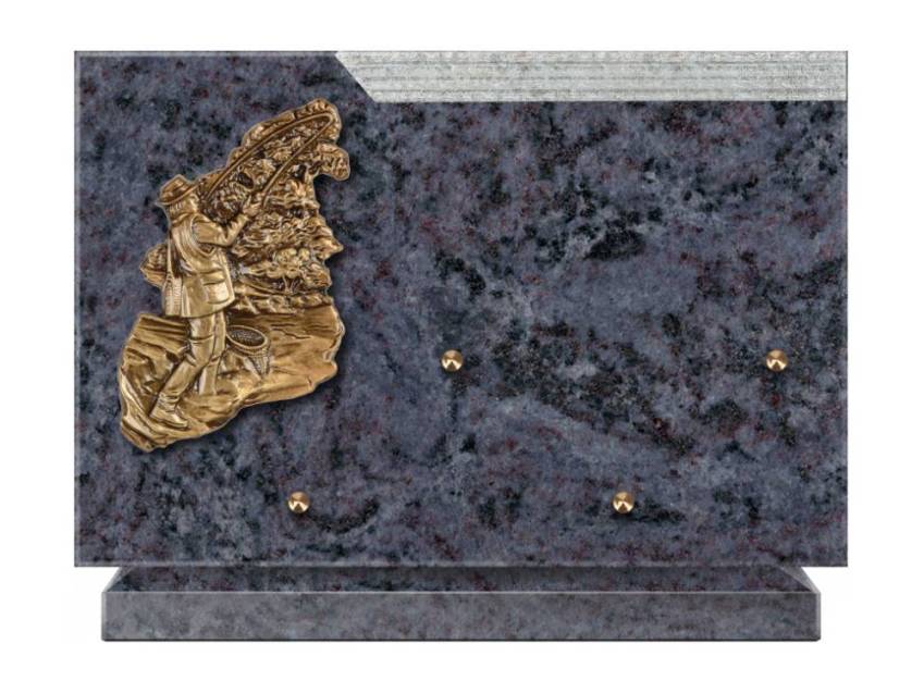 Romantic Rectangle Granite Plaque.