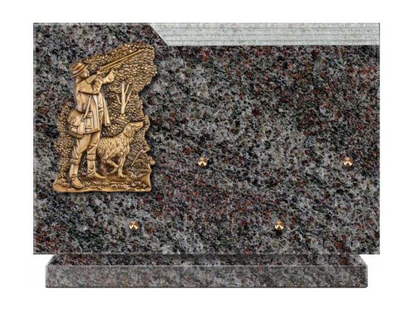 Romantic Rectangle Granite Plaque.