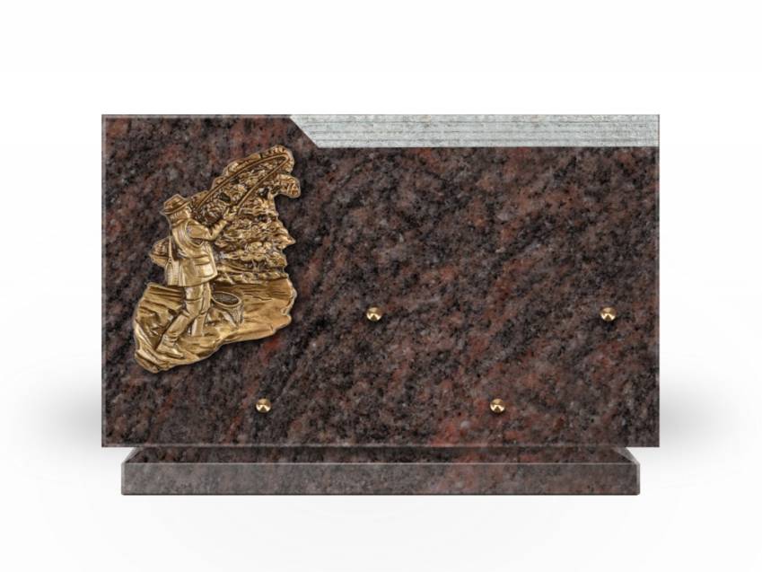 Romantic Rectangle Granite Plaque.