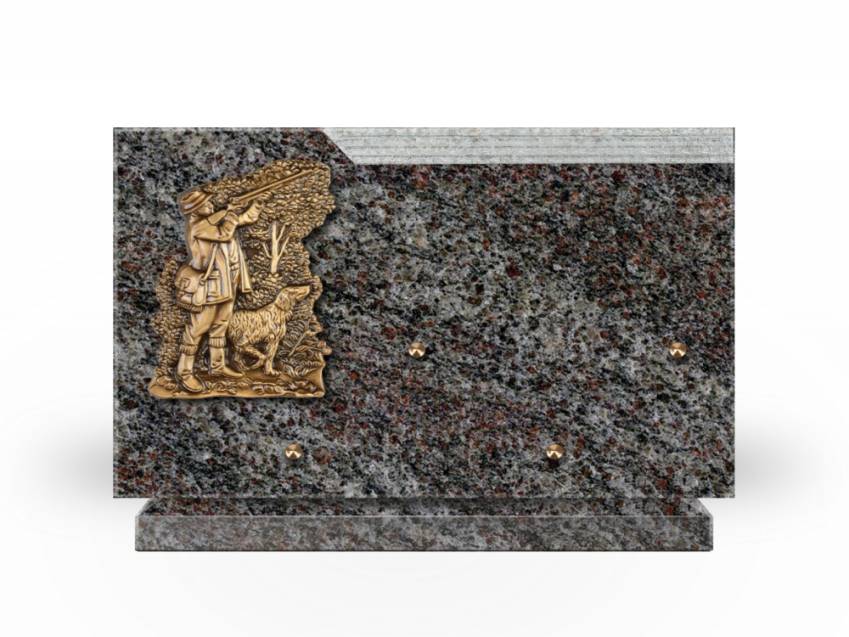 Romantic Rectangle Granite Plaque.