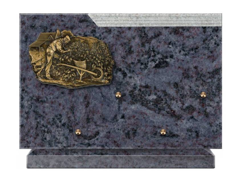 Romantic Rectangle Granite Plaque.