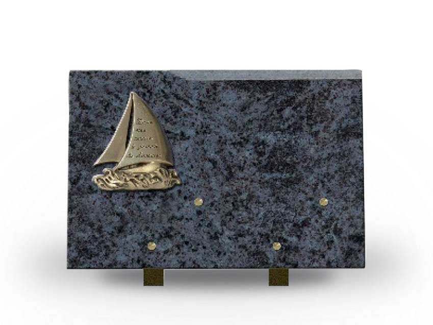 Plaque Granit Rectangle romantique