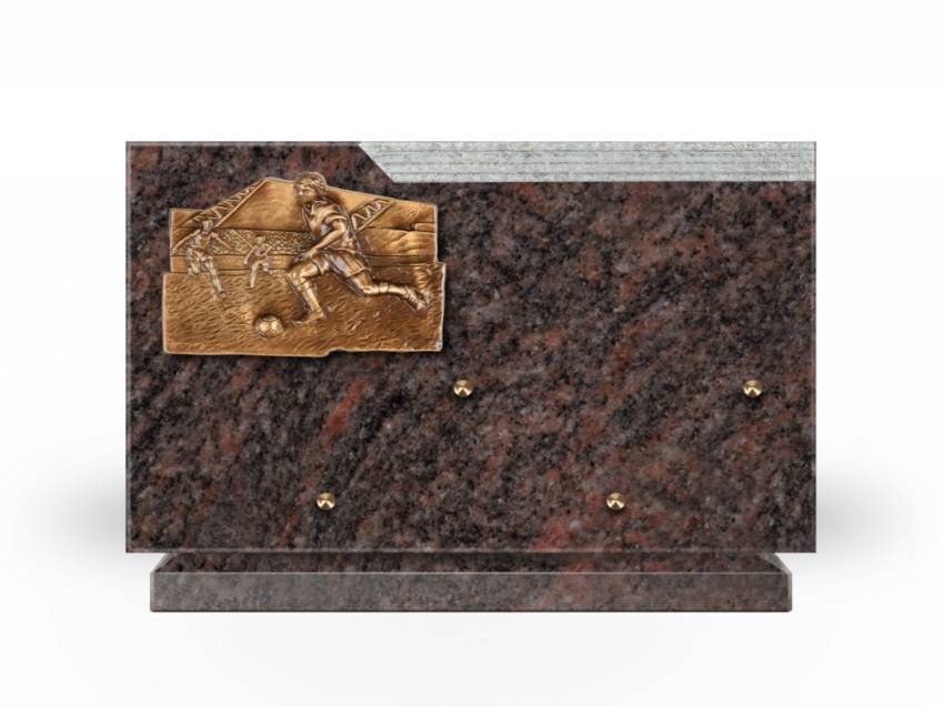 Romantic Rectangle Granite Plaque.