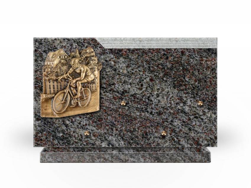 Romantic Rectangle Granite Plaque.