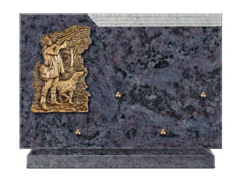 Plaque Granit Rectangle romantique