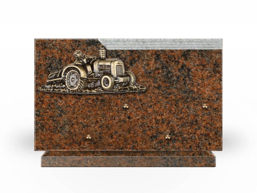 Romantic Rectangle Granite Plaque.