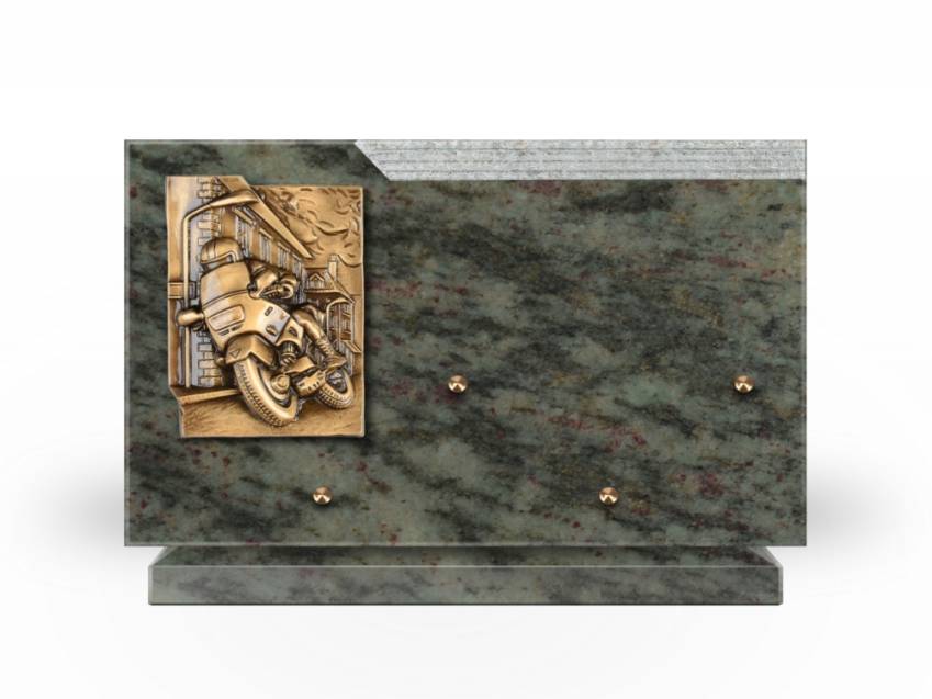 Plaque Granit Rectangle romantique