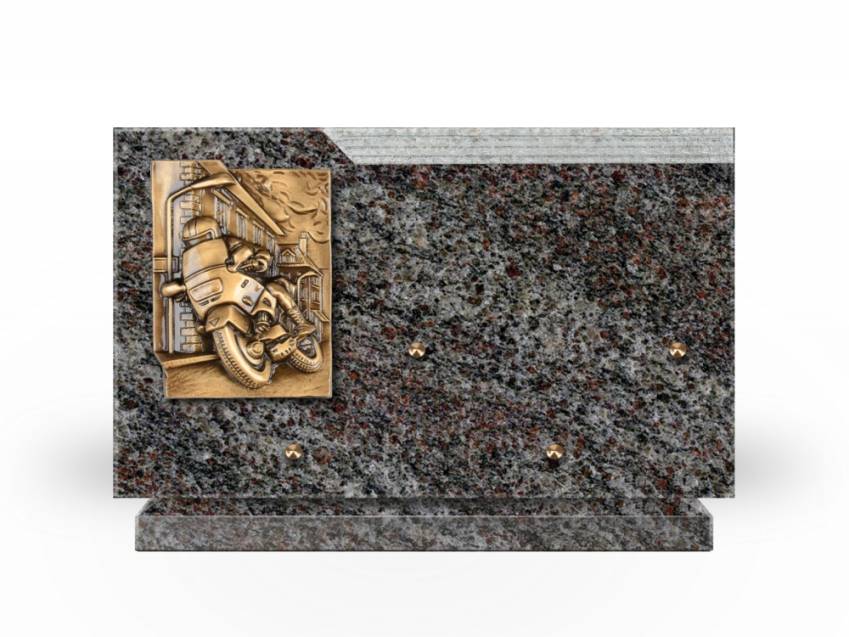 Romantic Rectangle Granite Plaque.