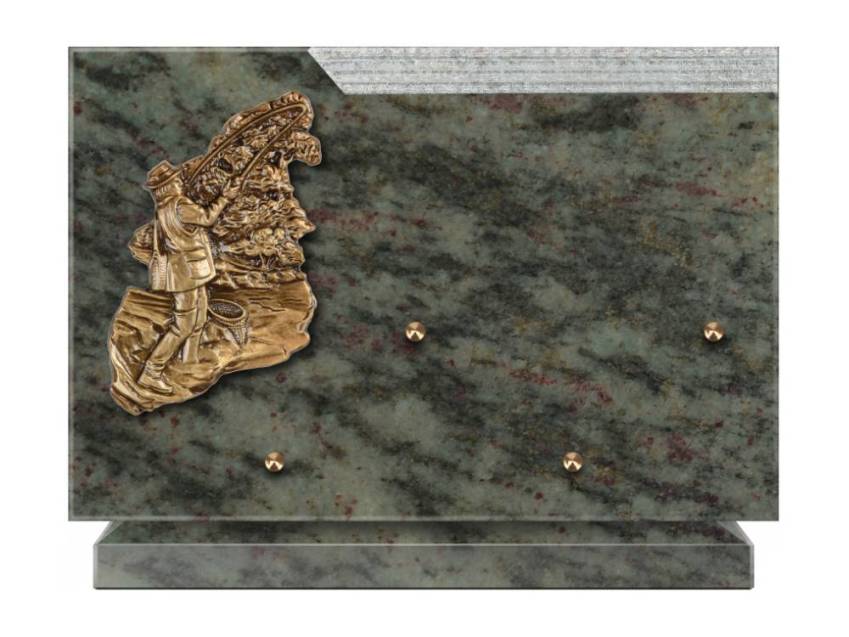 Plaque Granit Rectangle romantique