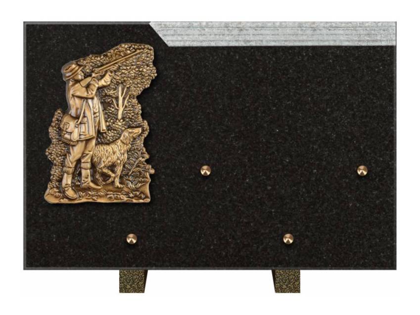 Romantic Rectangle Granite Plaque.