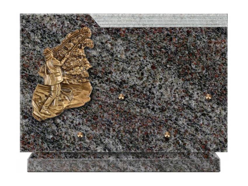 Romantic Rectangle Granite Plaque.