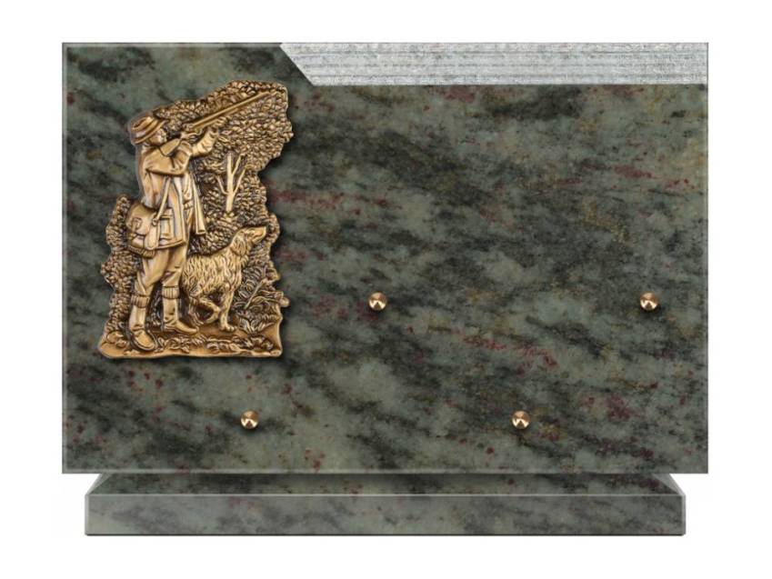 Romantic Rectangle Granite Plaque.