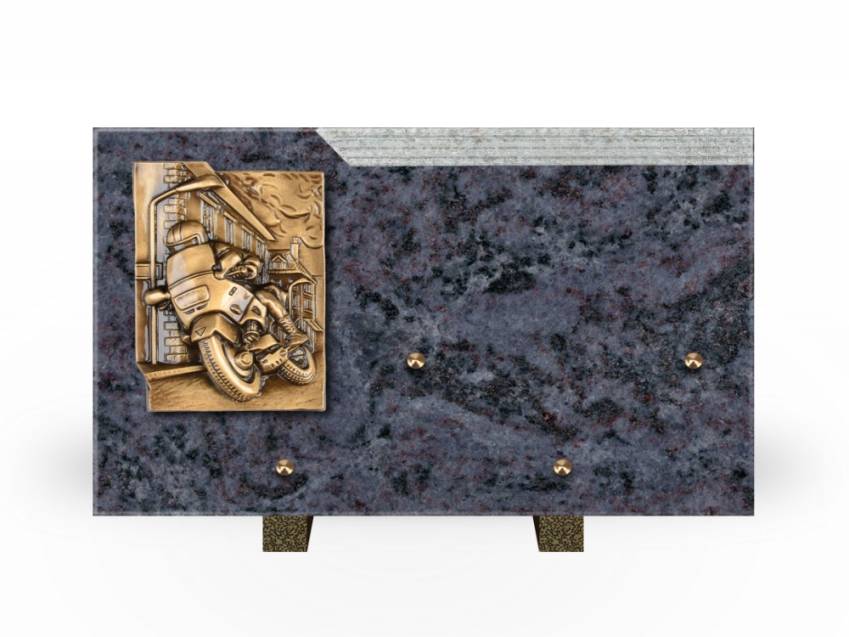 Romantic Rectangle Granite Plaque.