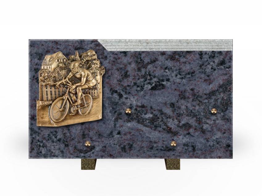 Romantic Rectangle Granite Plaque.