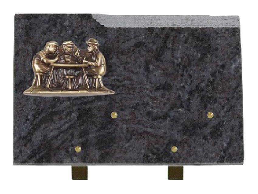 Plaque Granit Rectangle romantique