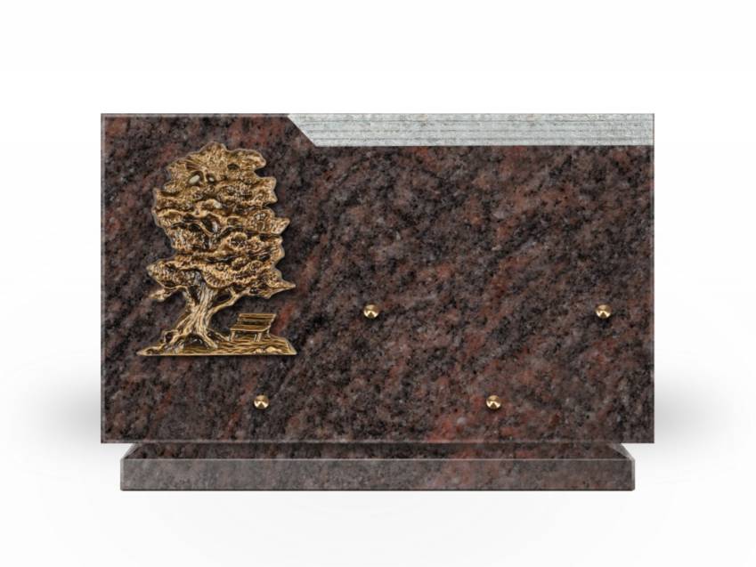 Romantic Rectangle Granite Plaque.