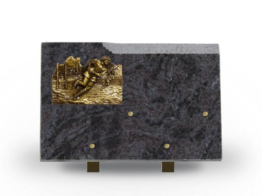 Romantic Rectangle Granite Plaque.