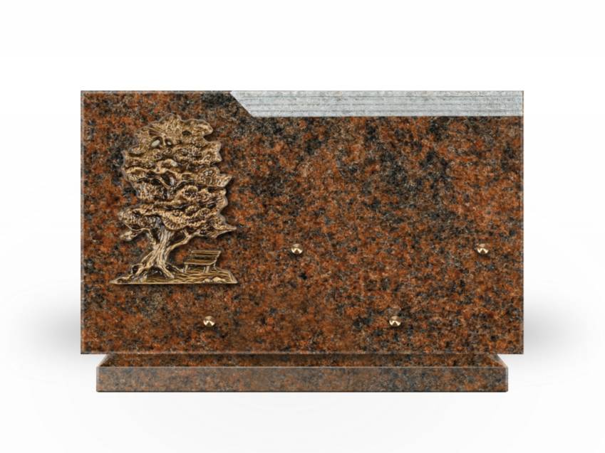 Plaque Granit Rectangle romantique