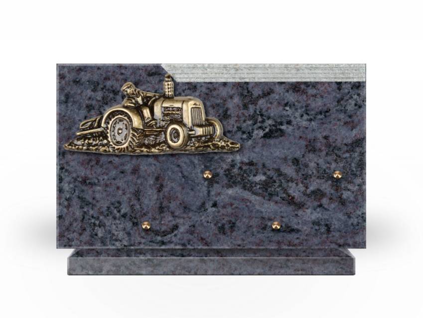 Romantic Rectangle Granite Plaque.