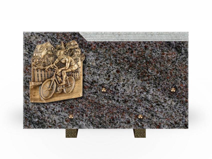 Romantic Rectangle Granite Plaque.