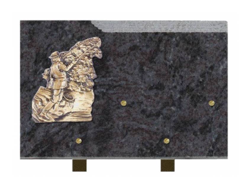 Romantic Rectangle Granite Plaque.