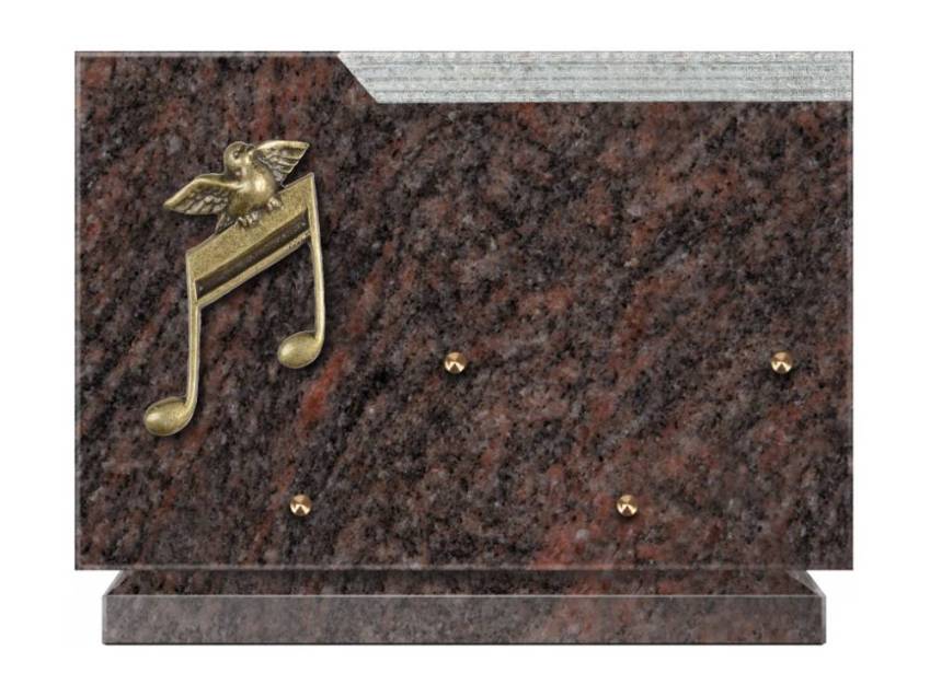 Romantic Rectangle Granite Plaque.